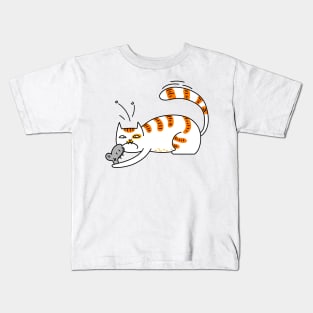 cat and mouse Kids T-Shirt